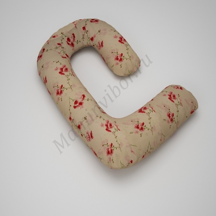 Подушка для беременных в форме G наволочка Сакура3